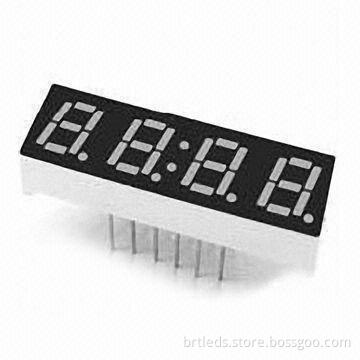 Four Digit Numeric Display with 0.28 inch Digit Height and Low Current Operation